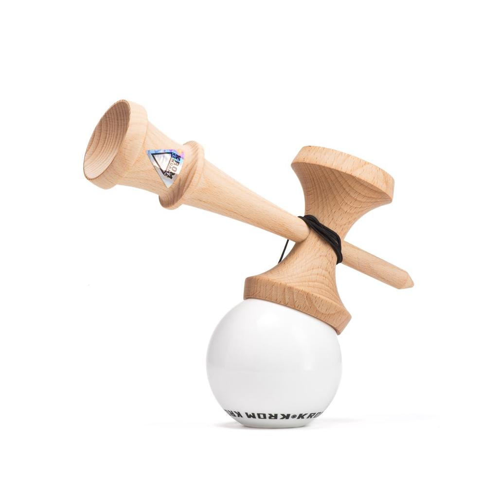 KROM POP Chrome Pop LOL Sticky Clear Kendama (White)