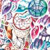 Navy Peony Dreamcatcher Waterproof Sticker Set and Stickers for Water and Journals (23 Stickers) - Cute, Water-Resistant, Long-Lasting Bottles,