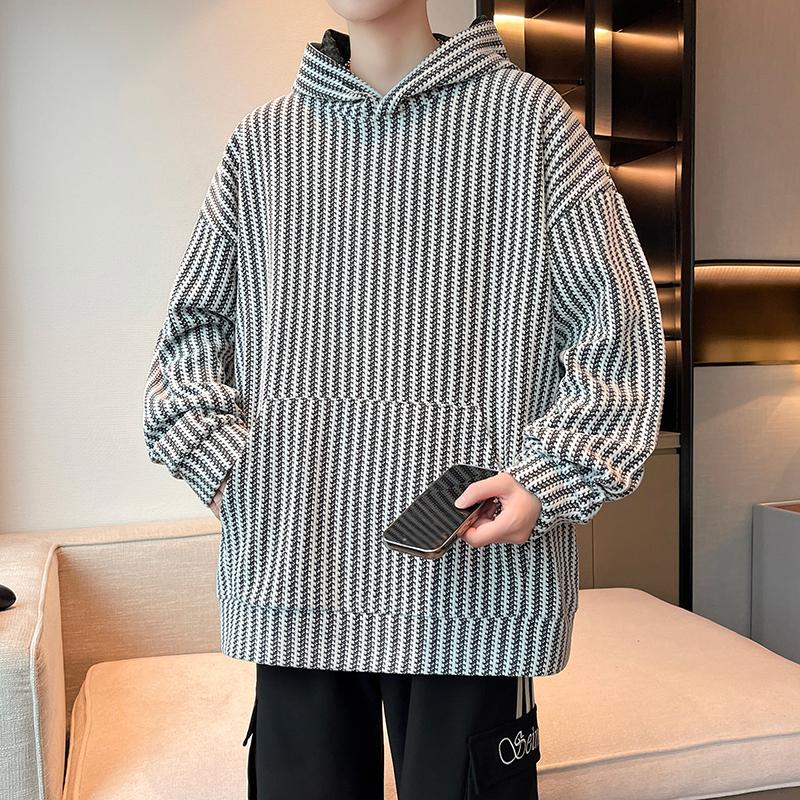 Men's Sweatshirt Casual Versatile Pullover Hooded Long-sleeved T-shirt Top