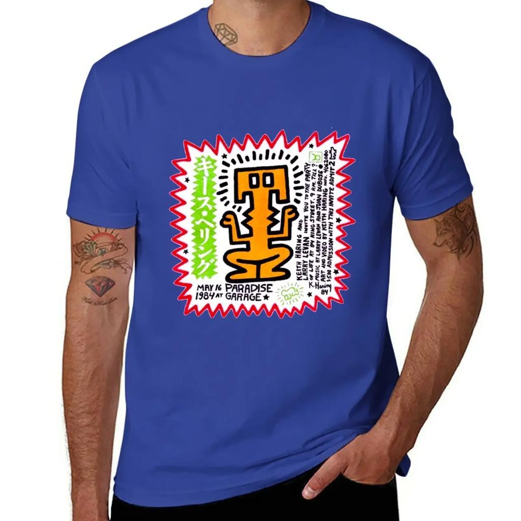 PARADISE GARAGE LARRY LEVAN PARTY OF LIFE FLIER T-Shirt vintage clothes boys whites mens graphic t-shirts anime