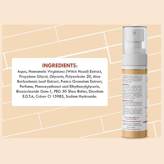 The Skin Story Hydrating & Pore Minimizing Toner 100ml with Witch Hazel, Pomegranate, & Aloe Vera for Achieve Flawless, Glassy Skin, Smoother