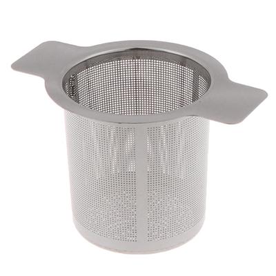 Stainless Steel Mesh Tea Infuser Metal Cup Strainer Loose Leaf Filter Withoutlid