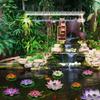 Solar LED Floating Lotus Light for Outdoor Pools and Courtyards
