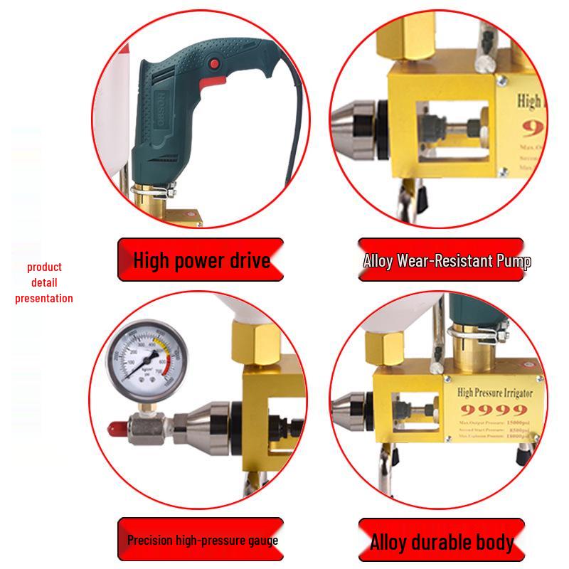 High-Pressure Polyurethane Grouting Machine for Waterproof Leak Repair