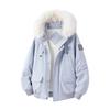 Men's Fur Collar Velvet Jackets, Men's Cotton Coats, Men's Loose Hooded Tops