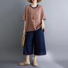 DIMANAF 2026 Summer Women Plus Size New Blouse Tees Shirt Vintage Print Short Sleeve Cotton Casual Loose Lady Tops