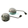 LMoDri 2 Pieces/ Pair Motorcycle Back View Mirror Electric Bicycle Rearview Mirrors Moped Side Mirror 8mm
