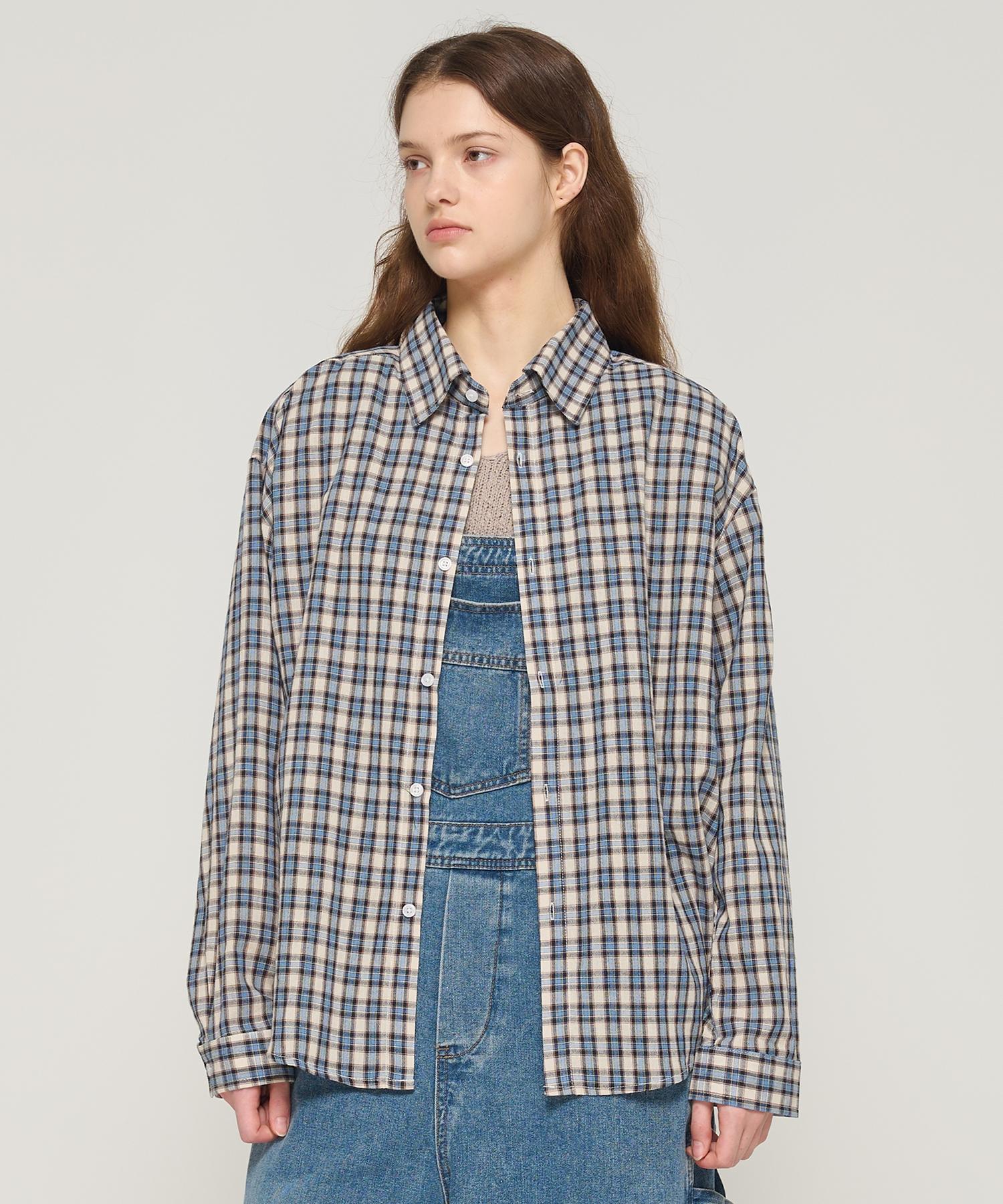 Cargo Bros For Woman Soft Check Overshirt (Blue) Free