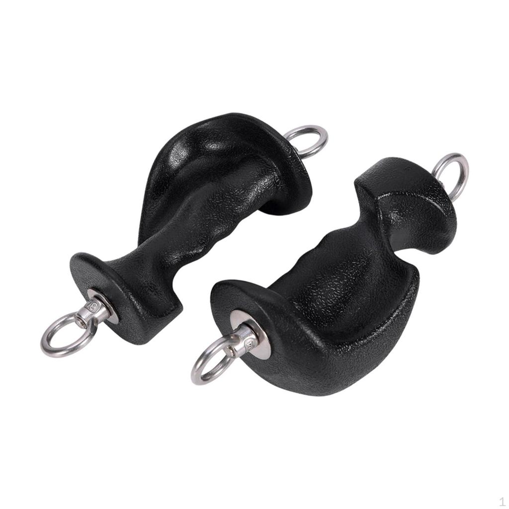 Agarres Asas Cable de Tracción Material PP para Ejercicios de Fitness Gimnasio Culturismo
