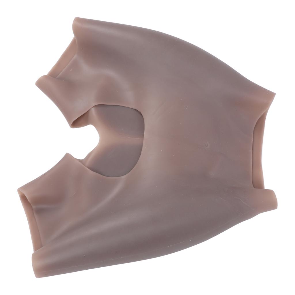 Silicone Pants Butt Shapewear Underwear Breathable Open Crotch Padded Thickening Silicone Butt Shaper Control Shorts Coffee M