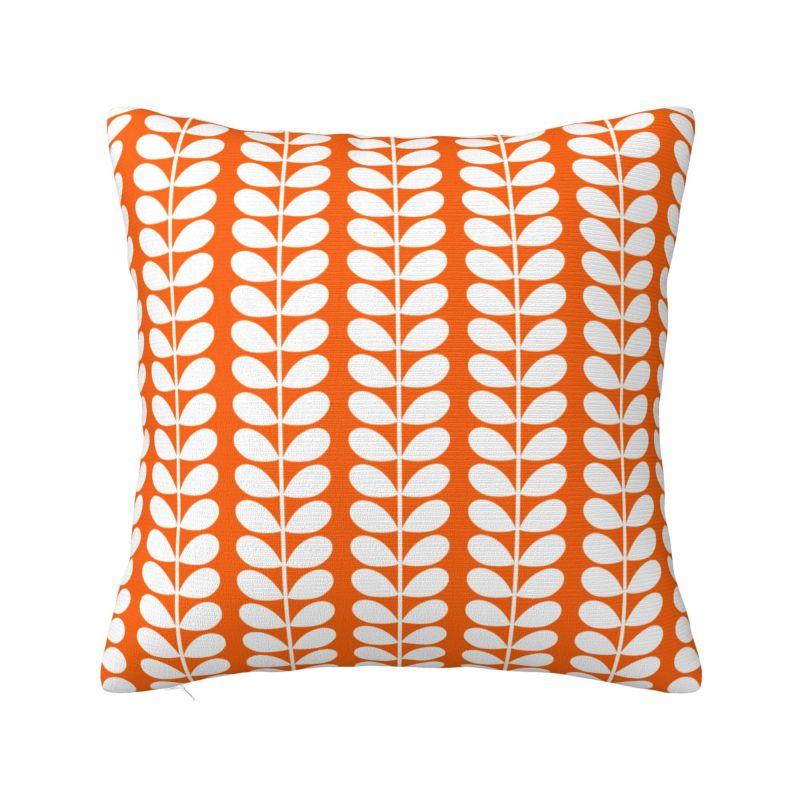 Orla Kiely Fiori Scandinavi Federa Cuscino Arredo Casa Quadrata Poliestere Stampa Double Face