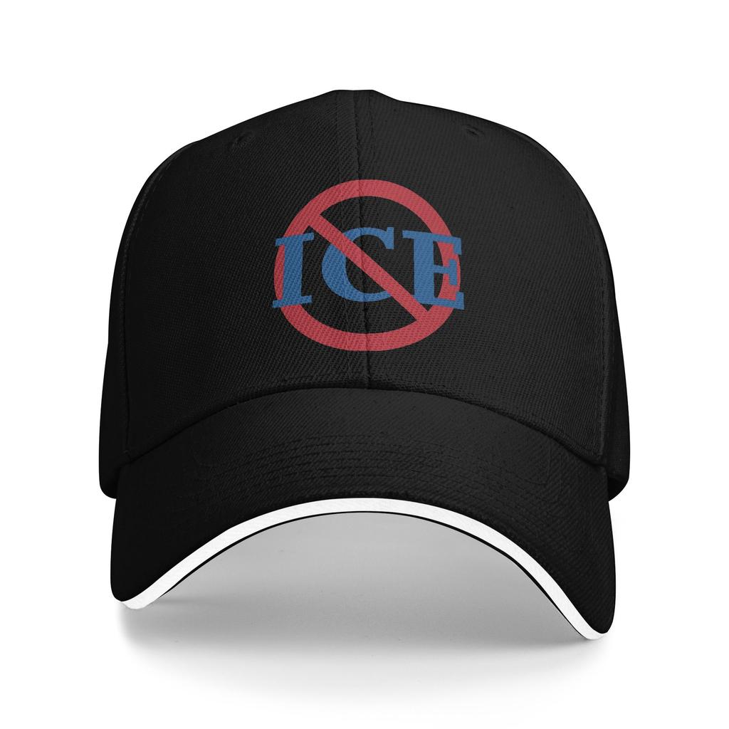 No ICE Abolish ICE Baseball Caps Vintage Sandwich Caps Unisex Breathable Dad Hat Outdoor