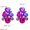Women's Geometric Earrings Alloy Loving Glass Crystal High Quality Stud Earrings