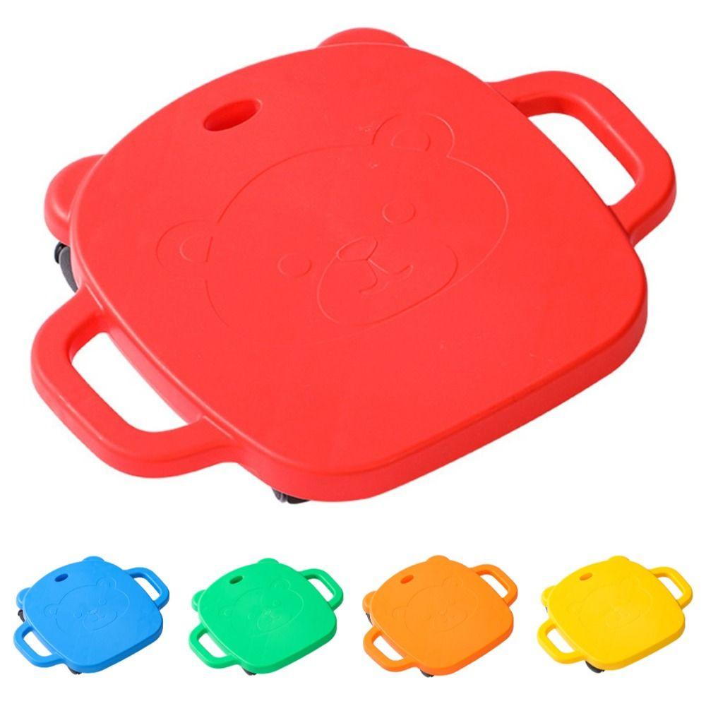 Mute Design Children 4-Wheeled Scooter Wear-resistant Motor Skills Scooter  Home Use