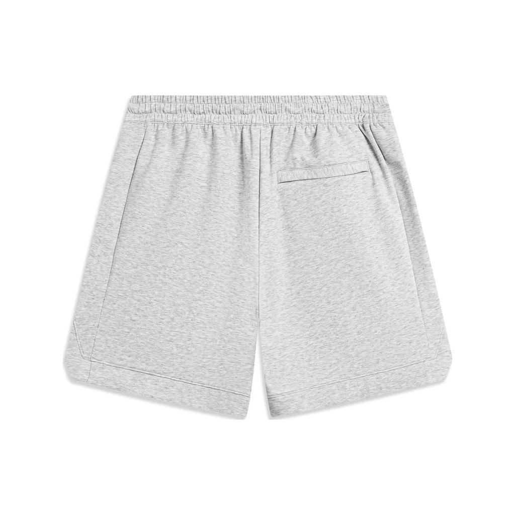 Li Ning X Cyril Artist Collaboration Series Letter Print Drawstring Loose Casual Shorts Men shorts Flower-Gray Chuan-Stone-Gray AKLTA25-3
