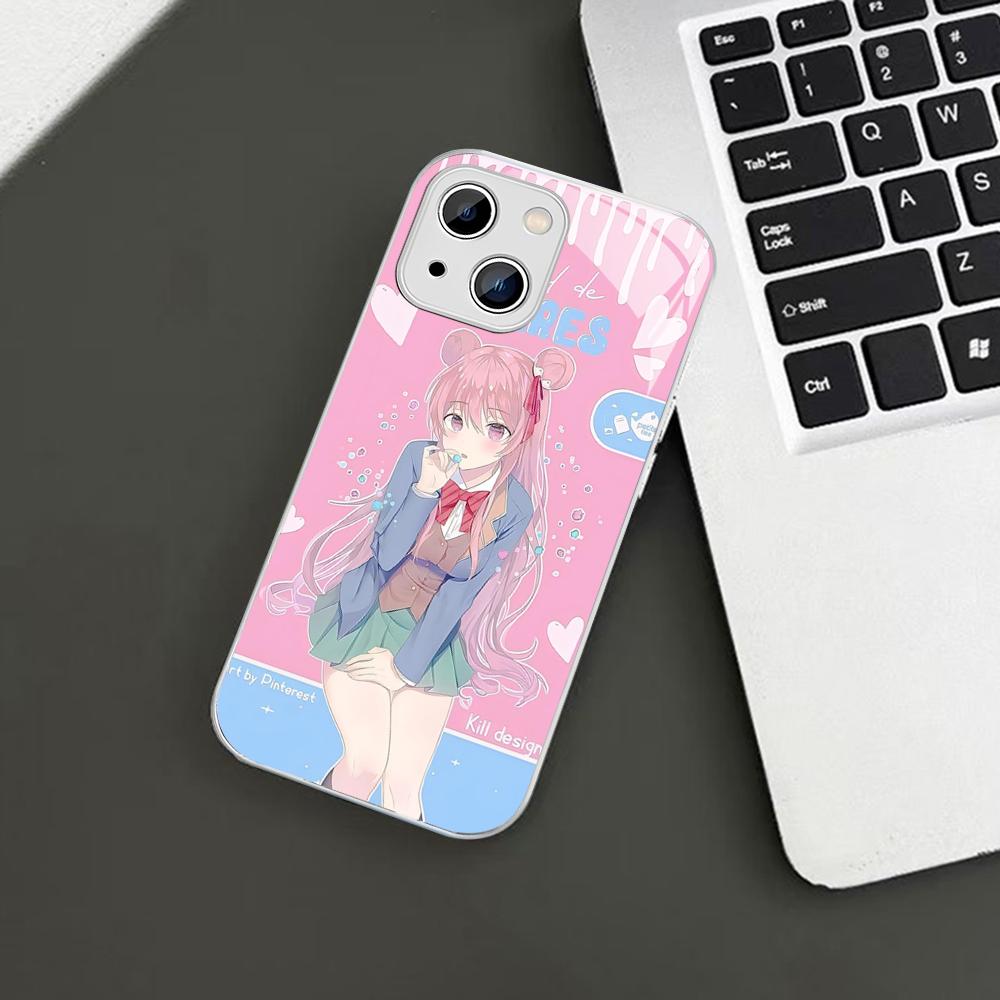 H-Happy S-Sugar Life Phone Case For iPhone 14 13 12 Mini 11 Pro XS Max X XR 14 Plus Tempered Glass Cover