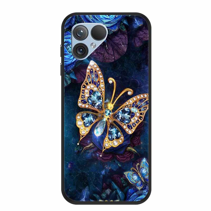 Für Fairphone 5 Hülle 6,46" TPU Tiere Weiches Silikon Stoßfänger Rückseite Handyhüllen für Fairphone5 5G Wolf Cool Schutz Fundas