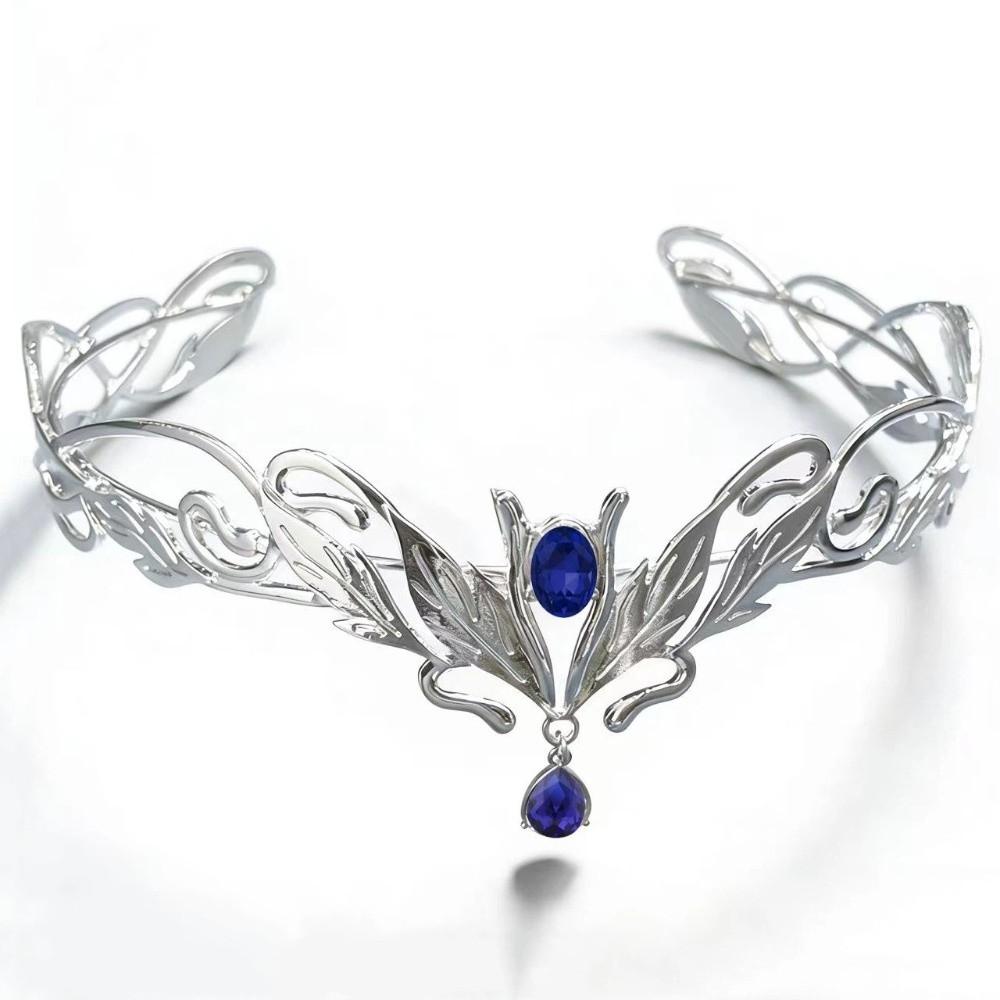 Vintage King Round Elves Crown Baroque Princess Diadems  Photography Props