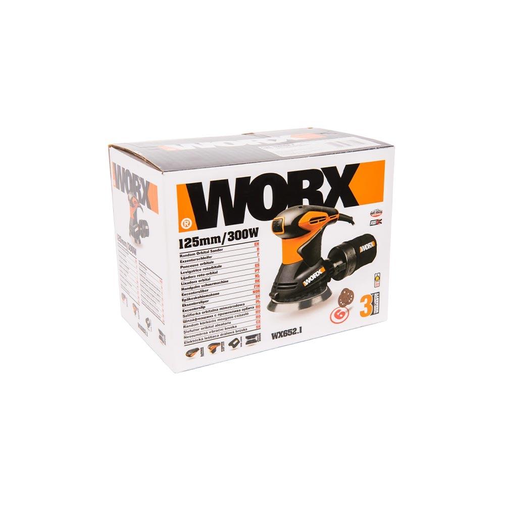 Works Round Sander Sanding Machine Electric Wired Orbital WX652.1