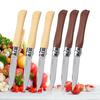 Fruit Folding Knife Wooden Handle Fruit Peeling Knife Meat Cleaver Chef Knife  Stainless Steel Pocket Knife Kitchen Accessories