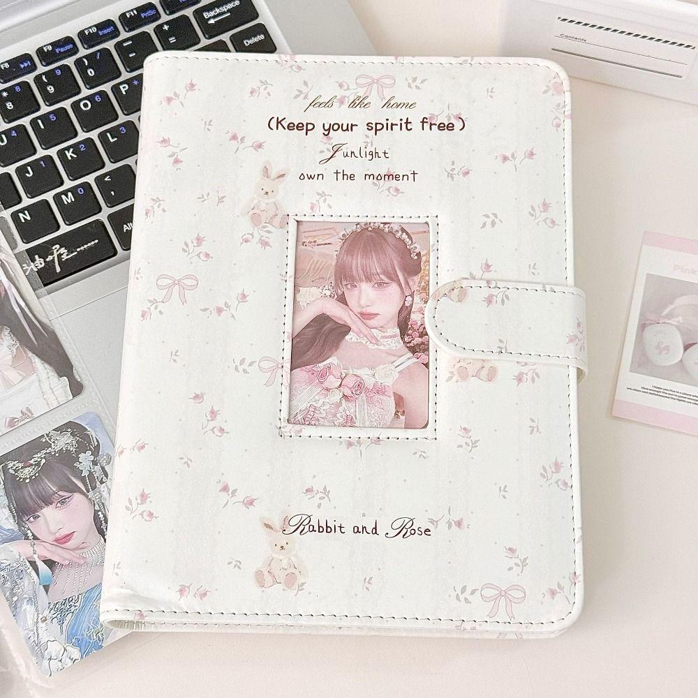 1 pezzo Portafoto in PU da 3 pollici Libretto Collezionabili A5 Album Fotografico Kawaii Collezionabili