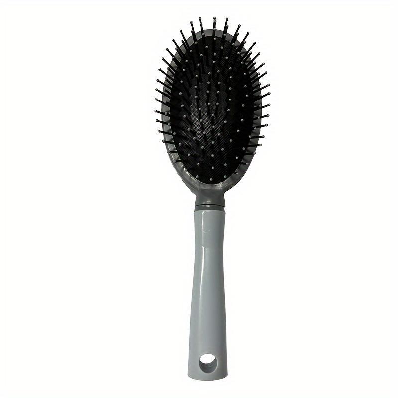 

[Nylon Bristle Hair Brush] Nylon Bristle Hair Brush for Women, ABS Plastic Handle, Finishing Comb for Normal Hair синій