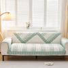 Pure Cotton Minimalist Sofa Mat Four Season Universal Anti Slip Seat Cushion Comfortable Fabric Dustproof Breathable Couch Cloth
