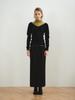 REPLAIN Maxi Long Skirt_Black