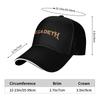 Megadeths  Metal Music Lovers Baseball Cap  Outdoor Gym Sunscreen Hip Hop Hats Men Women Vintage Print Baseball Caps