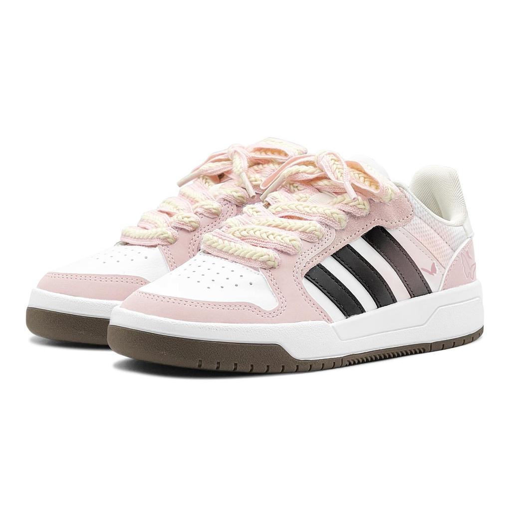 Adidas ENTRAP Romantic Favor, Peach Butterfly Dancing, Hand Drawn, Soft Elegant, Sweet Style Versatile Low top JP9959(TeamS3-S-BOX)