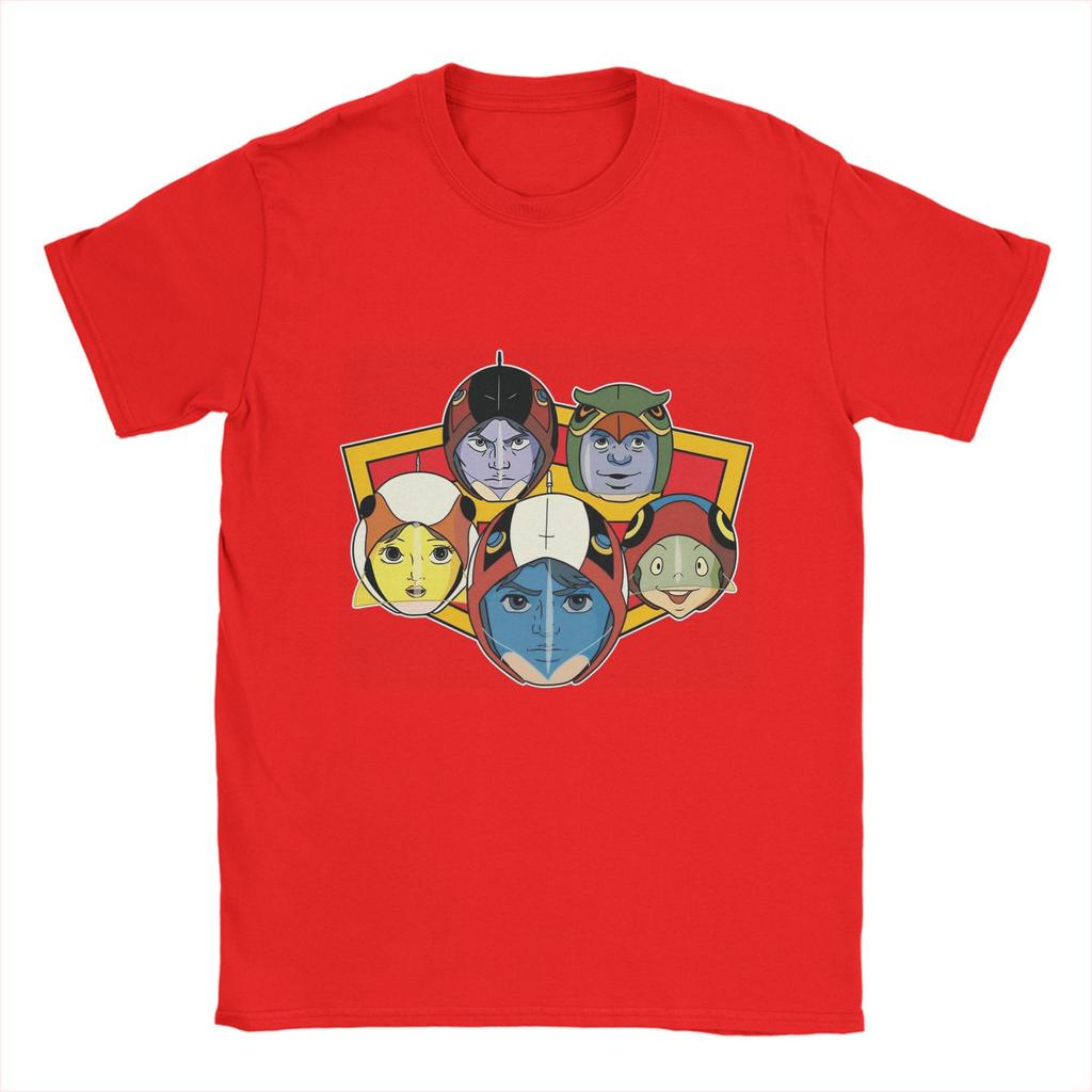 Men's Battle of the Planets Gatchaman  T Shirt  Cotton Clothing Funny Short Sleeve Round Collar Tees 6XL T-Shirt