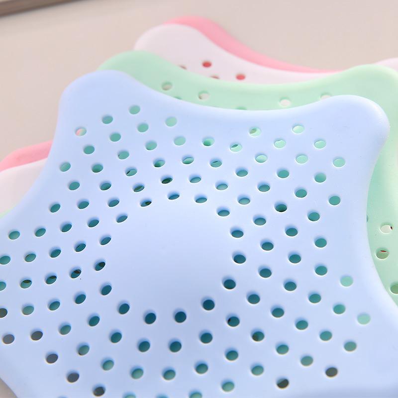 Anti-Clog Hair Filter Drain Cover for Sink and Bathroom Floor