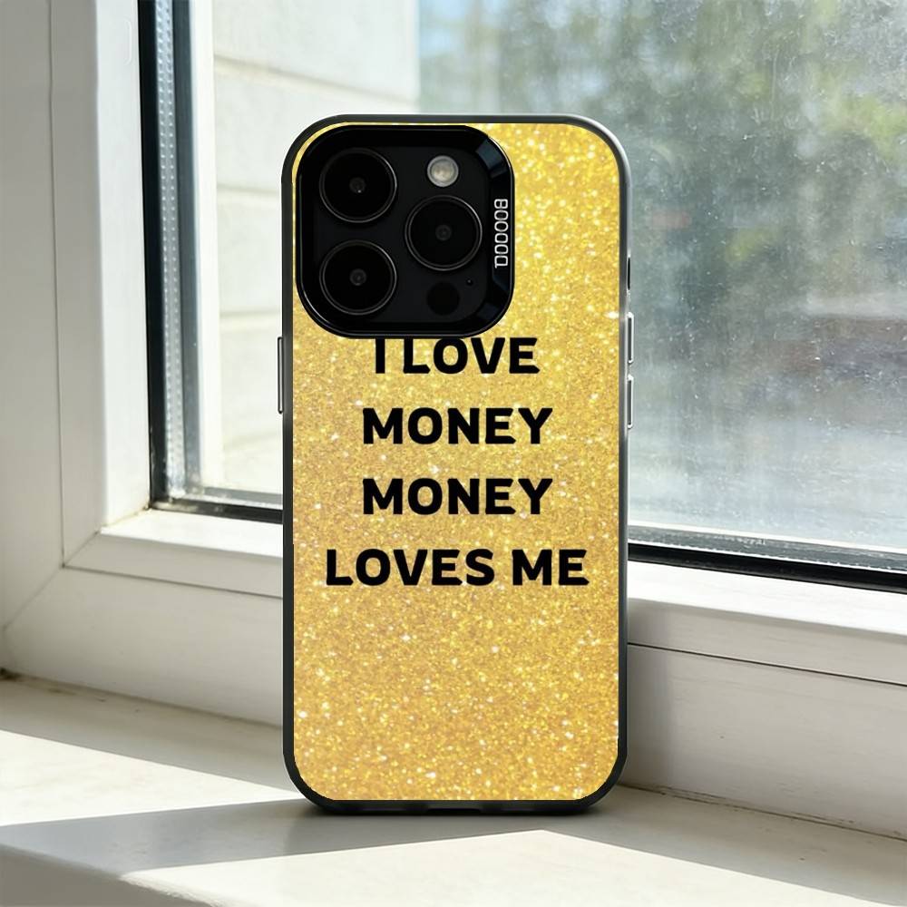 Money Gold A-Art Phone Case For iPhone 17,16,15,14,13,12,11 Plus,Pro Max,XS,Colorful Silver Phone Case Funda Cover