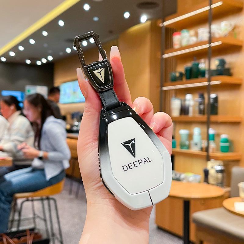 Tiefblau S07 Schlüsseletui: Neuer Stil L07 Auto Bluetooth Smart Protection mit Metallschnalle für 26 Modelle