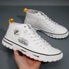 Wenzhou 2025 Direct Supply Men's Shoes High-top Shoes Autumn and Winter New Board Shoes Korean Version Trend Fashion Casual Shoes