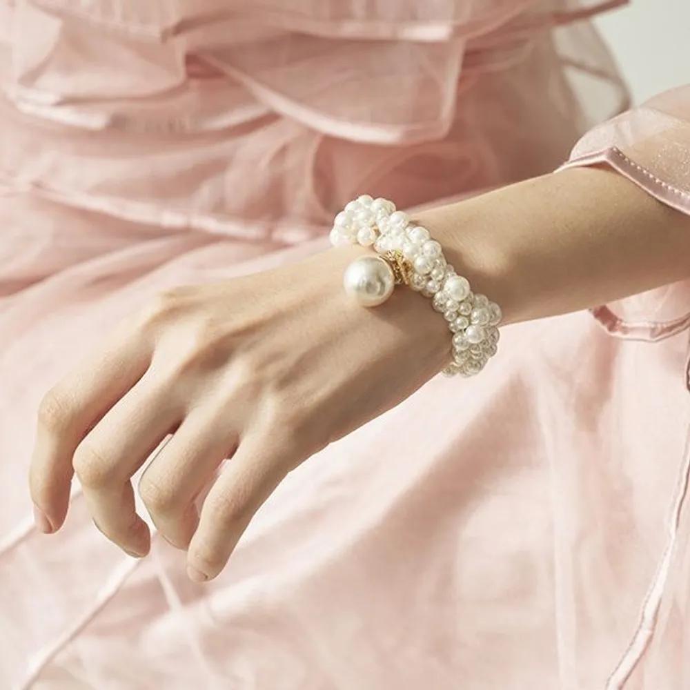 Drop Pearl Ponytail JP-26-025P ivory