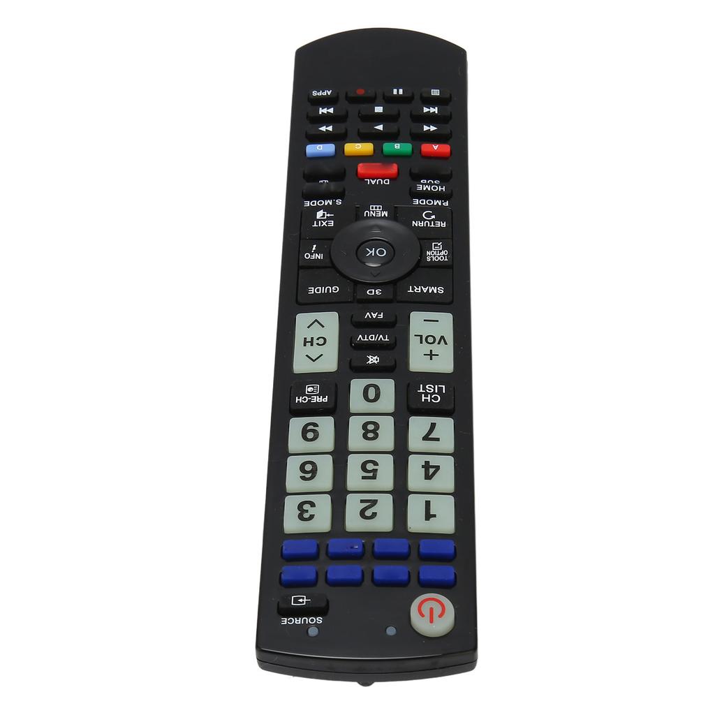 Universal TV Remote Control Ergonomic Lightweight Sensitive Buttons Long Transmission Distance