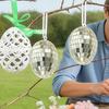 Easter Egg Decorations 8 Pieces Holiday Decor Eggs Small Spring Ornaments for Photography Bookshelf Centerpiece Home Office