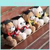 Graduation Teddy Bear Plush Toy With Pp Cotton Filling For Birthday Gift Girls