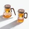 Tea Steeper,Heat-Resistant Borosilicate Glass Self-Steeping Teapot Teapot 500ml/800ml