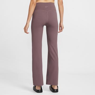 Women's Pants Nike Swoosh Yoga Pants Women's Umber Moderate