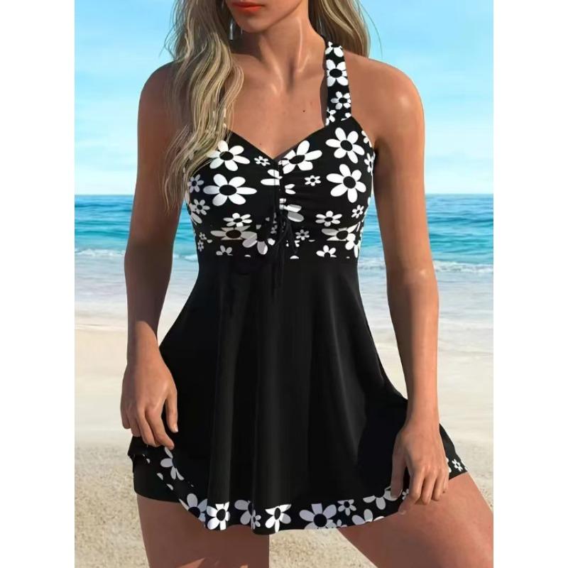 New one-piece women's swimsuit skirt tankini