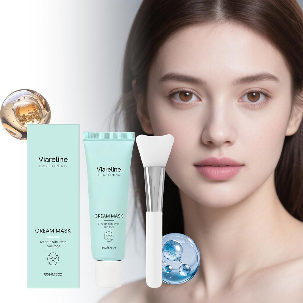 VIARELINE Brightening Cream gently moisturizes and brightens and evens out delicate skin texture