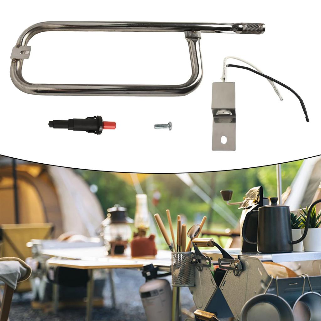 41862 Ersättningsgrillrör Passar För Weber Q200 Q2200 Och 80462 Tändsats Grilltillbehör Barbacoa Tillbehör