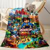 Roblox Game Character World Blanket Soft Warm Cozy Great For Office Chair Office Chair Allseason Use Modern Unique Gift For Family And Friends Camping