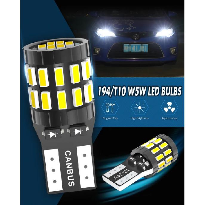 

2x Car Led Canbus T10 W5W Red 6000K White Ice Blue Error Free Door Courtesy Light For Acura TLX MDX RDX ILX RLX NSX Models T10