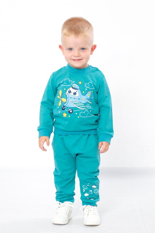 

Комплект одягу (немовлята хлопчики) Будь-який сезон 5063-057-33-4 HC 74 бірюзовий