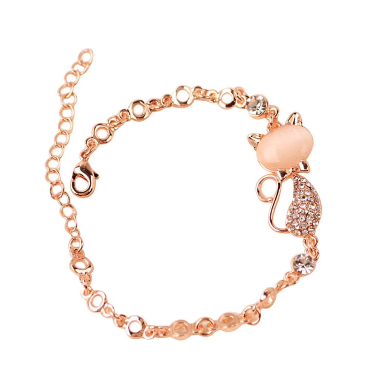 

Модный высококачественный браслет для кошек с бриллиантовым браслетом Женский браслет серебряный