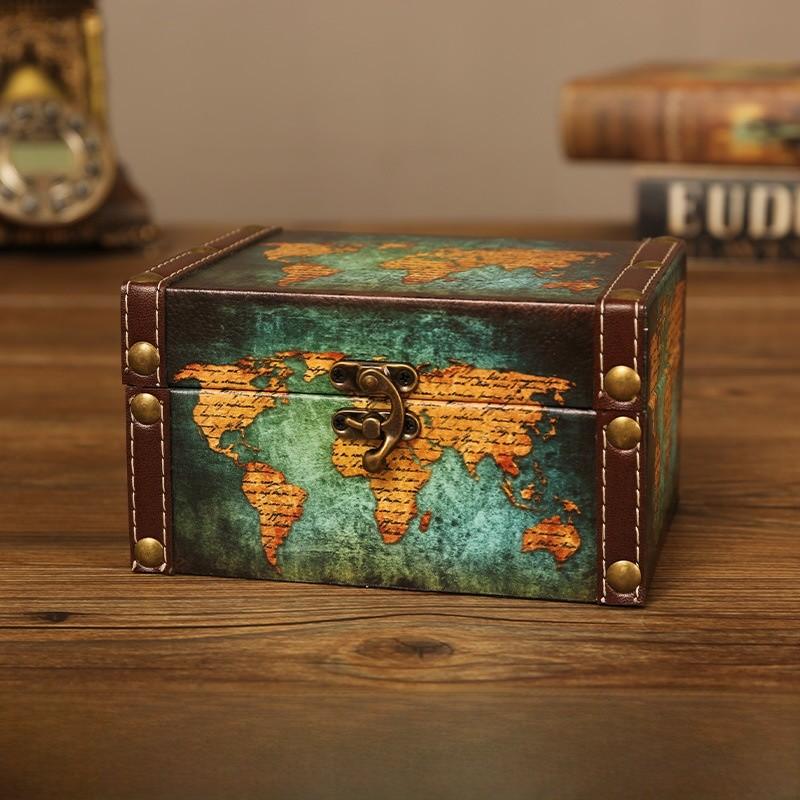 Leather Versatile Desktop Organizer Box For Cosmetics Stationery And Accessories