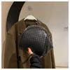 PU Leder Mode Clip Tasche für Frauen Neue Gewebte Kette Tasche Retro Textur Schulter Umhängetasche frauen Tasche Pendeln handtasche